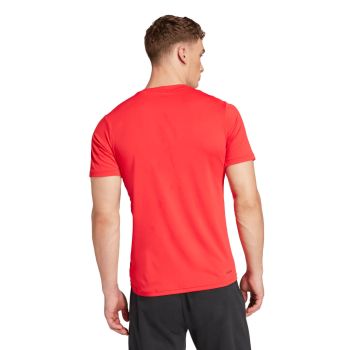 Adidas TR-ES BASE T, muška majica za fitnes, crvena