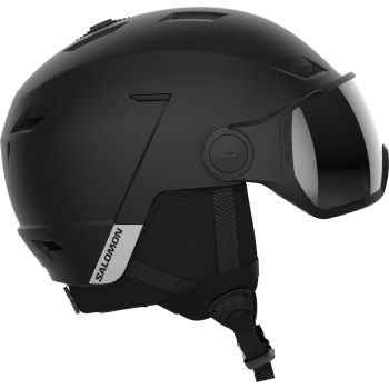 Salomon PIONEER LT VISOR, kaciga skijaška, crna
