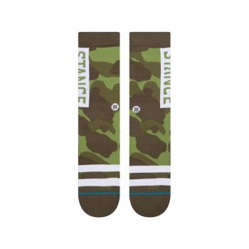 Stance OG CREW, čarape, zelena