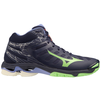 Mizuno WAVE VOLTAGE MID, muške patike za odbojku, plava