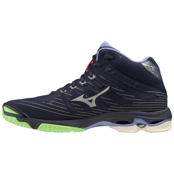 Mizuno WAVE VOLTAGE MID, muške patike za odbojku, plava
