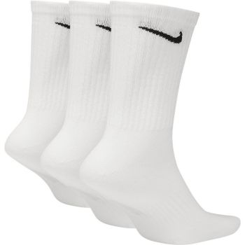 Nike U NK EVERYDAY LTWT CREW 3PR, čarape za fitnes, bijela