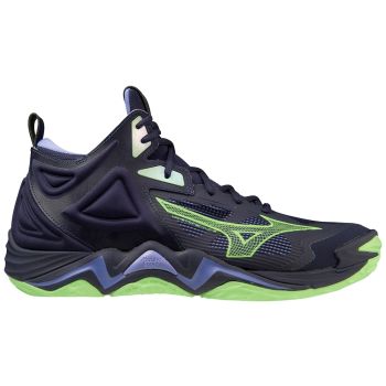 Mizuno WAVE MOMENTUM 3 MID, muške patike za odbojku, crna