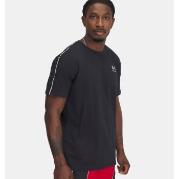 Under Armour ICON HWT TEE TAPING, ženska majica, crna