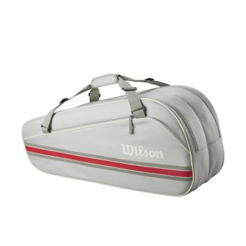 Wilson TEAM 6 PACK, torba, siva
