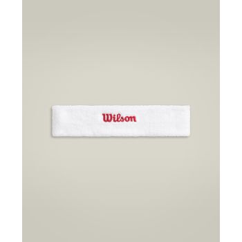 Wilson LOGO HEADBAND, znojnica za zglob, bijela