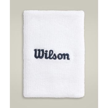Wilson WIDE TERRY WRISTBAND, znojnica za zglob, bijela