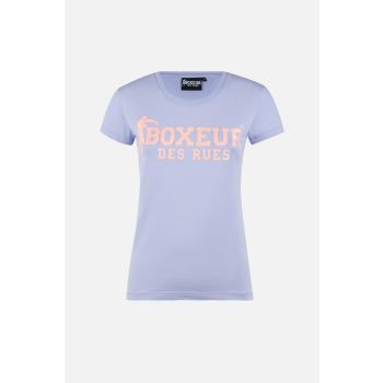 Boxeur BASIC T-SHIRT WITH FRONT LOGO, ženska majica, ljubičasta