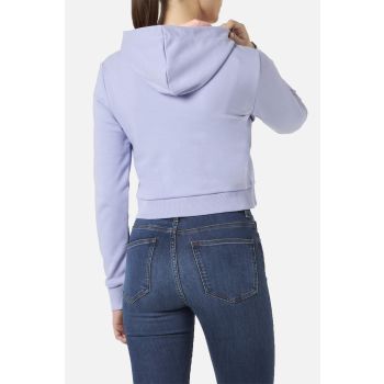 Boxeur HOODED SWEATSHIRT WITH LACES, ženski duks, ljubičasta