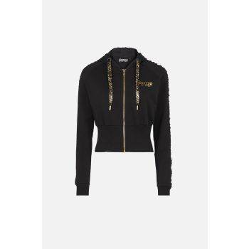 Boxeur GROPPED SWEATSHIRT WITH SIDE TULLE, ženski duks, crna