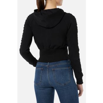 Boxeur GROPPED SWEATSHIRT WITH SIDE TULLE, ženski duks, crna