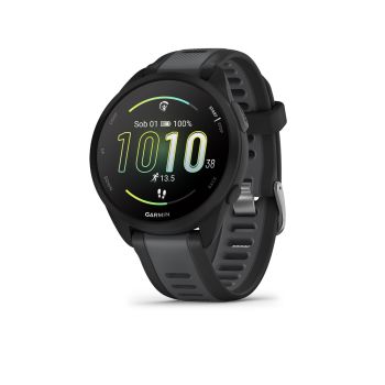 Garmin FORERUNNER 165 MUSIC, sat, crna