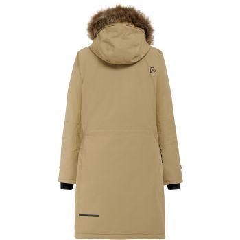 Didriksons ERIKA WNS PARKA 3, ženska jakna a planinarenje, bež