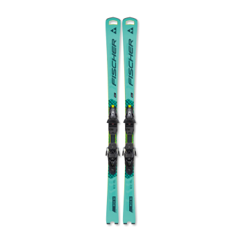 Fischer RC4 WC SC MT + RSX 12, set ženski race skija, zelena