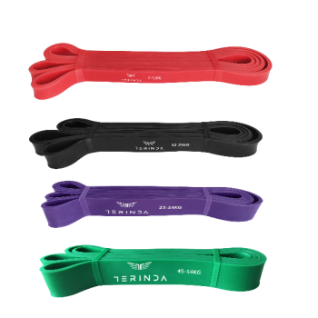 Terinda POWER BAND LATEX, fitnes traka, ljubičasta