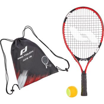 Pro Touch ACE 19 W/BAG, dječiji reket za tenis, crna