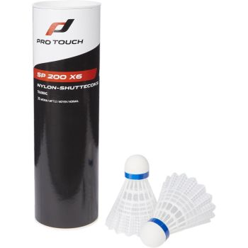 Pro Touch SP 200 X6 SHUTTLECOCK, loptica za badminton najlon, bijela