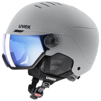 Uvex WANTED VISOR, kaciga skijaška, siva
