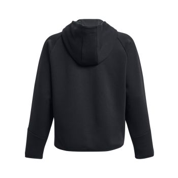 Under Armour UNSTOPPABLE FLEECE FZ, ženski duks, crna
