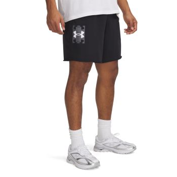 Under Armour RIVAL TERRY LOGO 8IN SHORT, muški šorc, crna