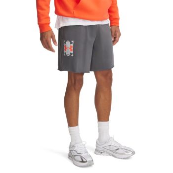Under Armour RIVAL TERRY LOGO 8IN SHORT, muški šorc, siva