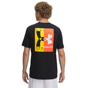 Under Armour M 60/40S EVOL LOGO SS, muška majica, crna