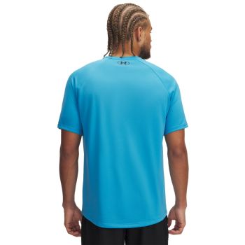 Under Armour M TECH PRINT FILL SS, muška majica za fitnes, plava