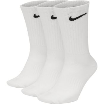 Nike U NK EVERYDAY LTWT CREW 3PR, čarape za fitnes, bijela