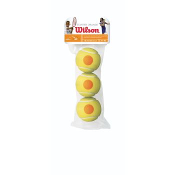 Wilson STARTER ORANGE 3 PACK, lopta za tenis, žuta