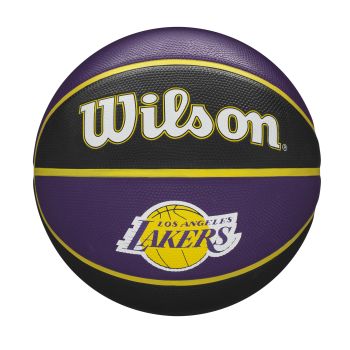 Wilson NBA TEAM TRIBUTE LA LAKERS, lopta za košarku, ljubičasta