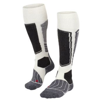 Falke SK1 COMFORT W, ženske čarape za skijanje, bijela