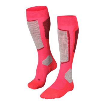 Falke SK2 INTERMEDIATE W, ženske čarape za skijanje, roza