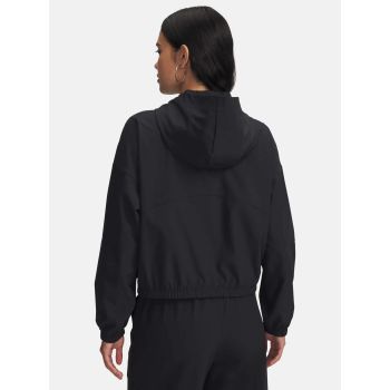Under Armour RIVAL WOVEN JKT HD, ženski duks, crna