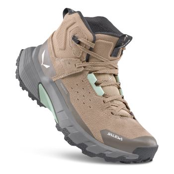 Salewa PEDROC 2 LEATHER MID PTX W, ženske planinarske cipele, bež