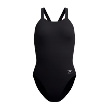 Speedo FL SOLID LEADERBACK AF, ženski kupaći, crna