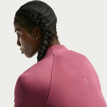 Nike W NK TEMPO DF HZ TP, ženska majica dugi rukav za trčanje, ljubičasta