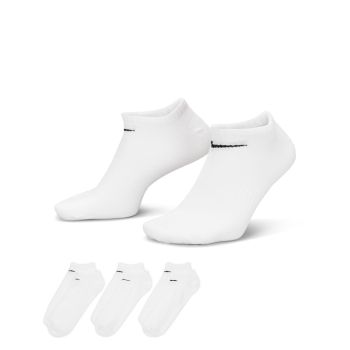 Nike U NK EVERYDAY LTWT NS 3PR, čarape za fitnes, bijela
