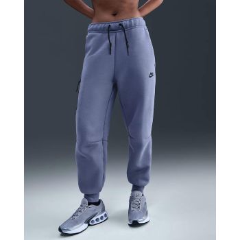 Nike W NSW TCH FLC MR JGGER 2, ženski donji dio trenerke, plava