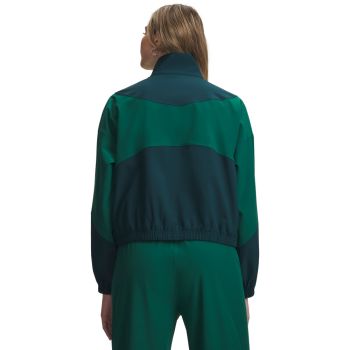 Under Armour RIVAL WOVEN JACKET, ženska jakna, zelena