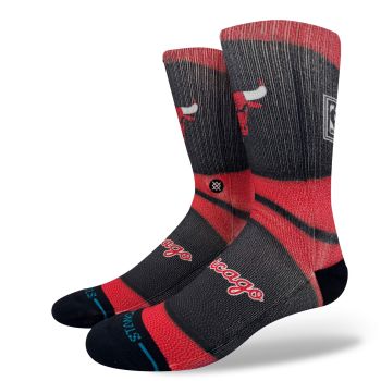 Stance NBA CHICAGO BULLS MINI BALL HARDWOOD CLASSICS POLY CREW, čarape, crvena