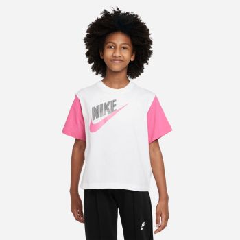 Nike G NSW TEE ESSNTL BOXY TEE DNC, dječija majica, bijela
