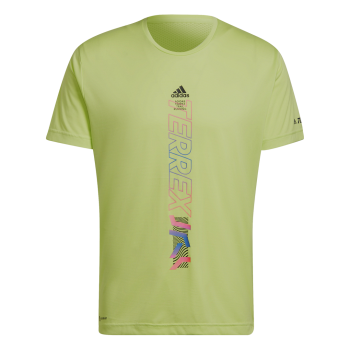 adidas AGRAVIC SHIRT, muška majica za trčanje, zelena