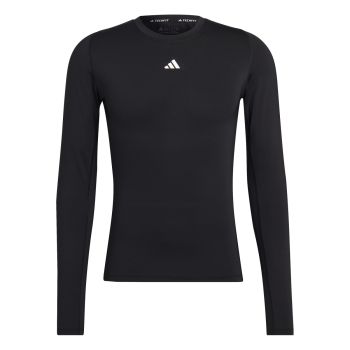 adidas TF LS TEE, muška majica dugi rukav za fitnes, crna