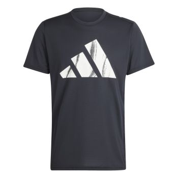 Adidas RUN IT BOS TEE, muška majica za trčanje, crna