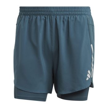 Adidas D4R SHORT 2IN1, muški šorc za trčanje, zelena