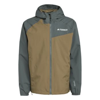 Adidas MULTI 2L RAIN J, muška jakna za planinarenje, zelena