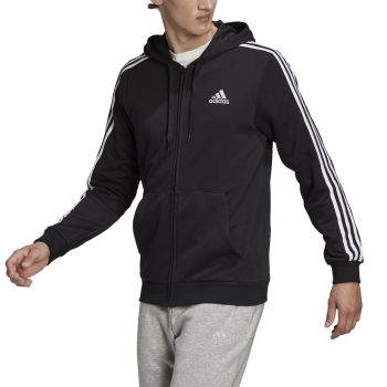 Adidas M 3S FT FZ HD, muški duks, crna